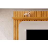 Home P-tv Até 65 Polegadas Vogue Ripado C- Prateleira E Nichos 182x183cm Freijó-off White Dj Móveis - 3