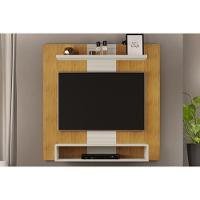 Painel Home P-tv Até 47 Polegadas Smart C- Prateleira E Nichos 120x120cm Cedro-bali Dj Móveis - 1