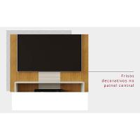 Painel Home P-tv Até 47 Polegadas Smart C- Prateleira E Nichos 120x120cm Cedro-bali Dj Móveis - 2