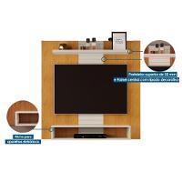 Painel Home P-tv Até 47 Polegadas Smart C- Prateleira E Nichos 120x120cm Cedro-bali Dj Móveis - 7