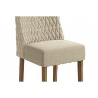 Cadeira Sala De Jantar 2cad158ng Kit 6 Un Nogueira/veludo Preto A038 - Kappesberg - 3