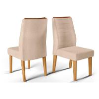 Cadeira Sala De Jantar Ondina Cedro-linho Saara Dj Móveis - 1