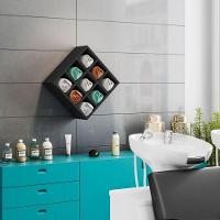 Nicho Decorativo Porta Toalha Com 9 Nichos Multiuso Requinte preto - 2