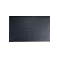 Lugar Americano Retangular Preto Pvc 45x30cm Cromus - 1