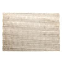 Jogo Americano Retangular Mesa Lugar Pvc Antiderrapante Flex Bege 45x30cm Lyor 1unidade - 1