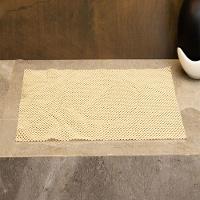 Jogo Americano Retangular Mesa Lugar Pvc Antiderrapante Flex Bege 45x30cm Lyor 1unidade - 6