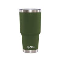 Copo Termico Tumbler 887ml Qgk Verde Militar Com Tampa - 4