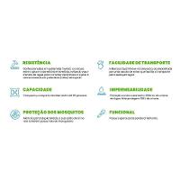 Barraca Camping 4 Pessoas Azul - Quati Carajas - 3