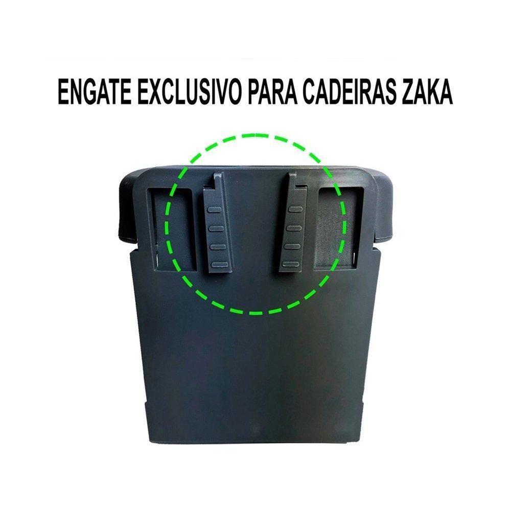 Porta Copo Para Cadeira De Praia Cinza - Zaka - 3