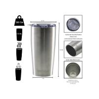 Copo Térmico Cerveja Nautika Avalon 570ml Prata - 5