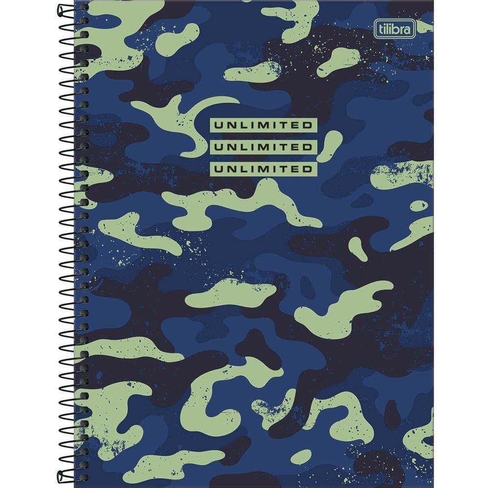 Caderno Espiral Capa Dura Universitário 1 Matéria Hide 80 Folhas Hide - 1