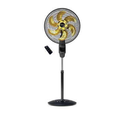 Ventilador de Coluna Mallory 126W 40cm 6 Pás 3 Velocidades Preto e Dourado 110V