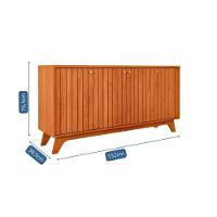 Buffet De Sala Jantar Isa 4 Portas Cinamomo - Cimol - 5