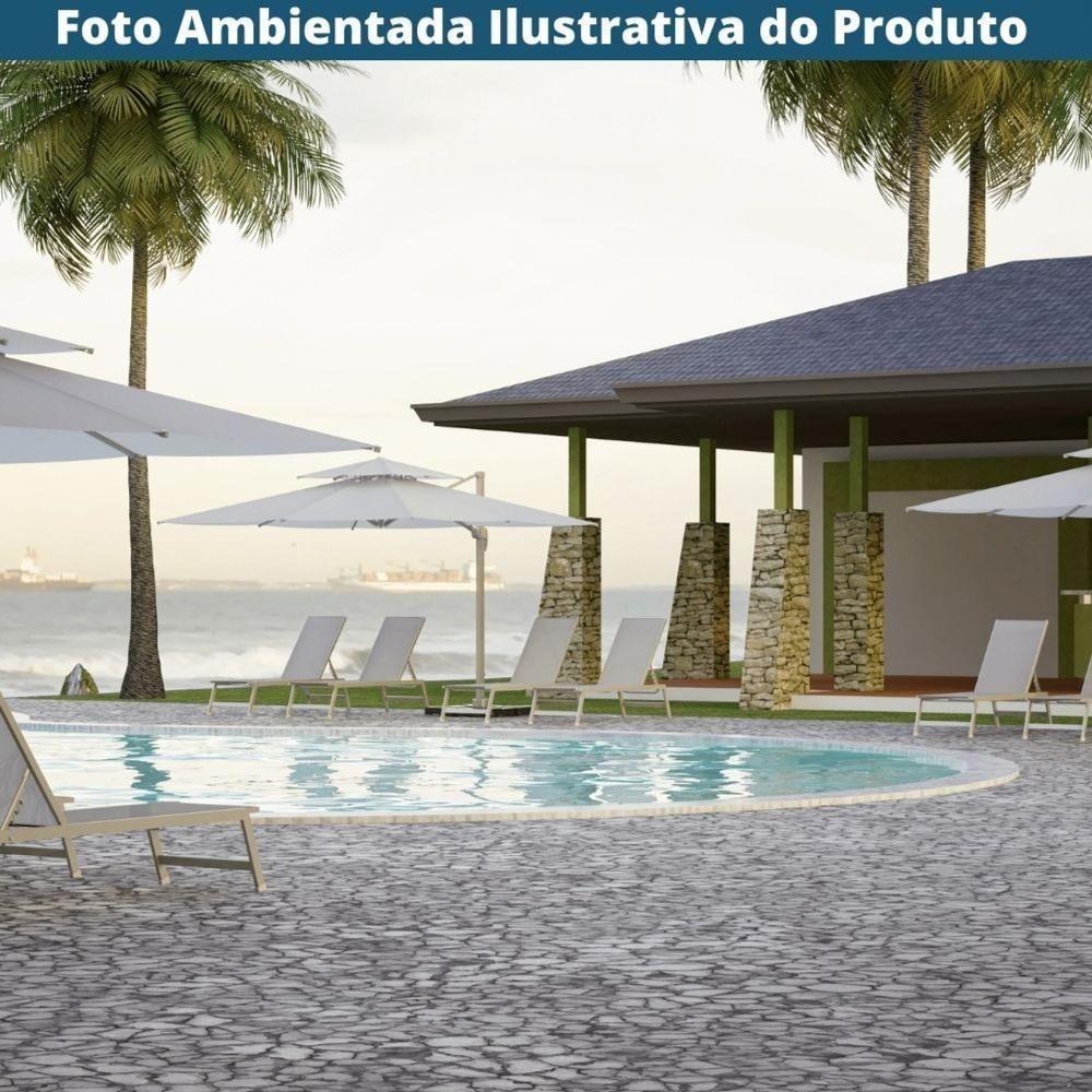 Ombrelone Lateral Trancoso Tulum Fratini 300 Cm (largura) Sem Base Em Alumínio Fendi Capa Poliéster - 7