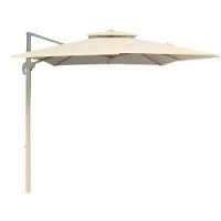 Ombrelone Lateral Trancoso Tulum Fratini 300 Cm (largura) Sem Base Em Alumínio Fendi Capa Poliéster - 1