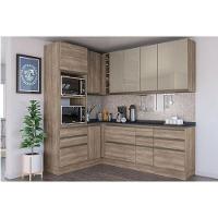 Balcão De Cozinha Gabinete Maxxi G755 2 Gavetas S/tampo 80cm- Canela - Kappesberg - 2