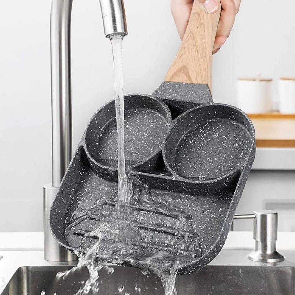 Frigideira Antiaderente Kit 2 Buracos Para Ovos 18cm - 4479389626839 - 3