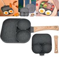 Frigideira Antiaderente 3 Partes Para Ovos Carnes Hambúrguer - 8