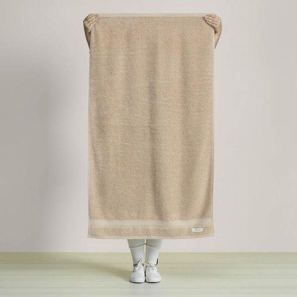 Toalha De Banho Fio Cardado 100% Algodão Linea Taupe Linho - 2