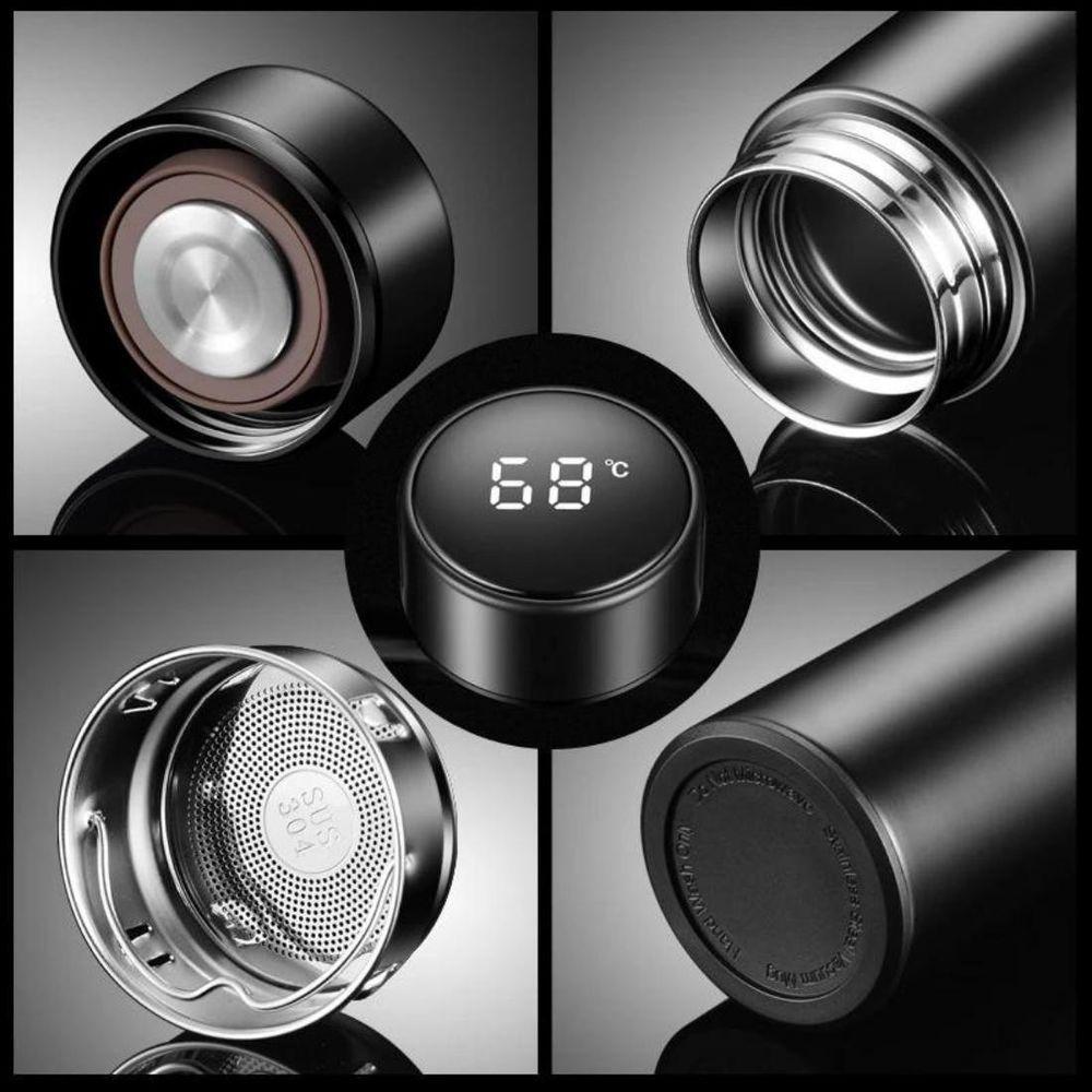 Garrafa Térmica Café, água Com Sensor De Temperatura Em Led - 5