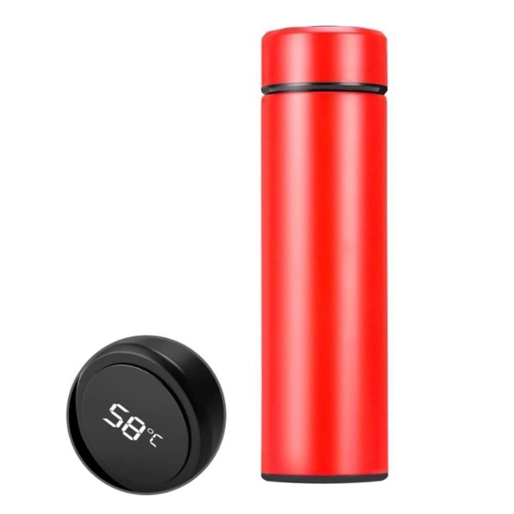 Garrafa Térmica Com Termômetro Aço Inox Portátil Led - 5