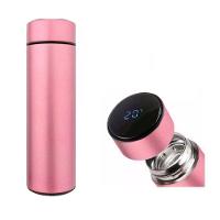 Garrafa Térmica Com Display Led Termômetro Aço Inox 480ml - 5