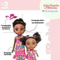 Boneca Juju Mommy Mamãe E Filhinha Negra Com Acessórios - 7