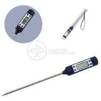Termômetro Culinário Cozinha Digital Com Espeto Alimentos E Líquidos Mede -50ºc A +300ºc - 1