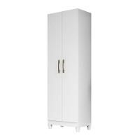 Armário Multiuso com 2 Portas 55x181cm New Iris Moval Branco - 2