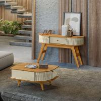 Kit Sala de Estar Mesa de Centro e Aparador Estoril Madetec Cumaru Opala - 1