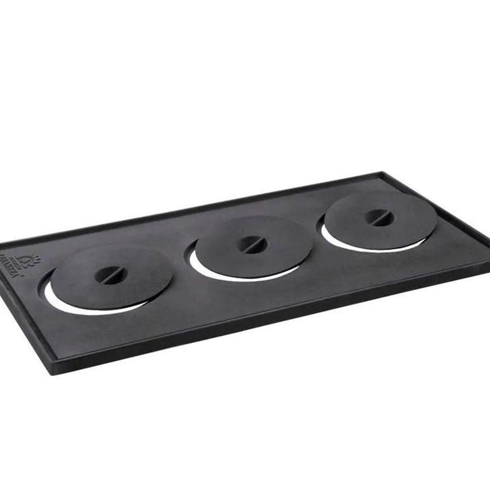 Chapa Fogão a Lenha Libaneza Comum 3 Furos - 1