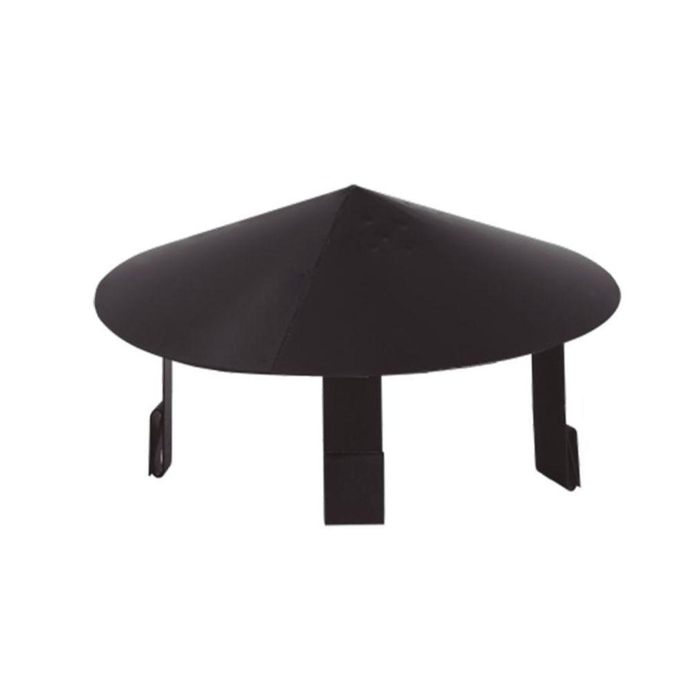 Lareira De Meio Com Kit Instalação Preto Fornos Pinhal - 2