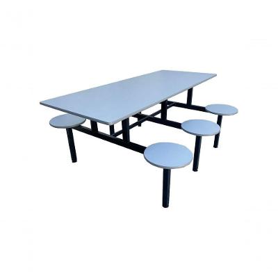 Mesa Para Refeitório Para 06 Lugares Linha Colombo Cinza