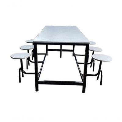 Mesa Para Refeitório Para 06 Lugares Linha Romana Cinza