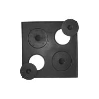 Chapa Quadrada Fogão Lenha 4 Furos Com Tampa 45x45cm - 1