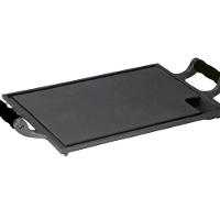 Bifeteira Chapa Ferro Alça Silicone Preta 25x35Cm - 1