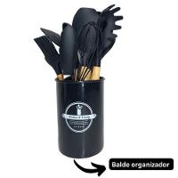 Kit Utensílios Cozinha Silicone 12 Peças Antiaderente - 2