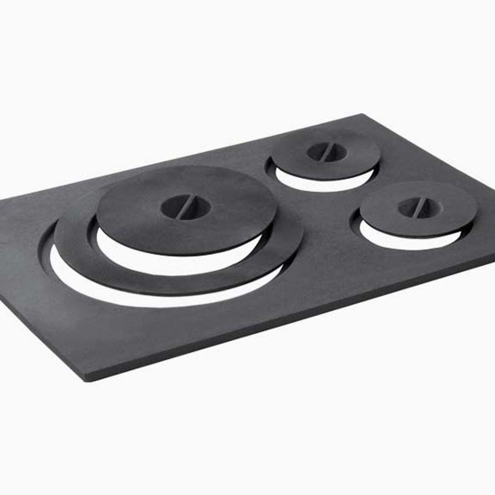 Chapa Fogão a Lenha Libaneza Paraná 3 Furos - 1