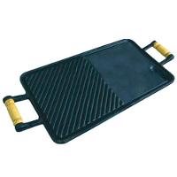 Chapa Lisa Frisada de Ferro Fundido 25x45cm - 1