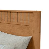 Cama Solteiro Bibox 2 Gavetas Athenas - Lopas Amendoa Clean.