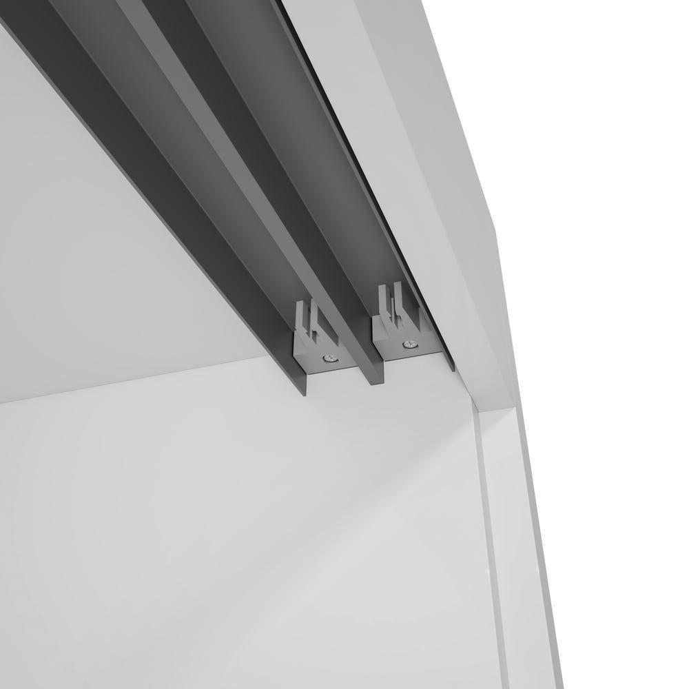 Guarda Roupa Saion 3 Portas Sem Espelho Com Pés - Lopas Branco. - 5