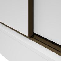 Guarda Roupa Saion 3 Portas Sem Espelho Com Pés - Lopas Branco.