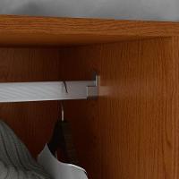 Guarda-roupas Casal Bertha 6 Portas 6 Gavetas Sem Espelho Com Pés- Lopas Frassino. - 3