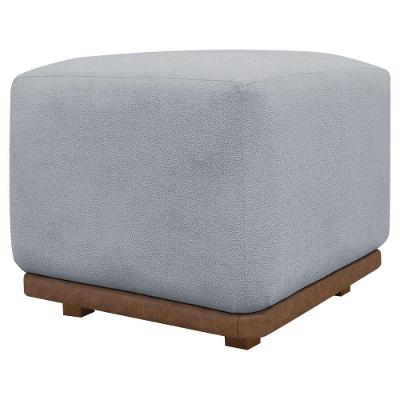 Puff Decorativo Para Sala Dalilla Persa Concreto Bouclé