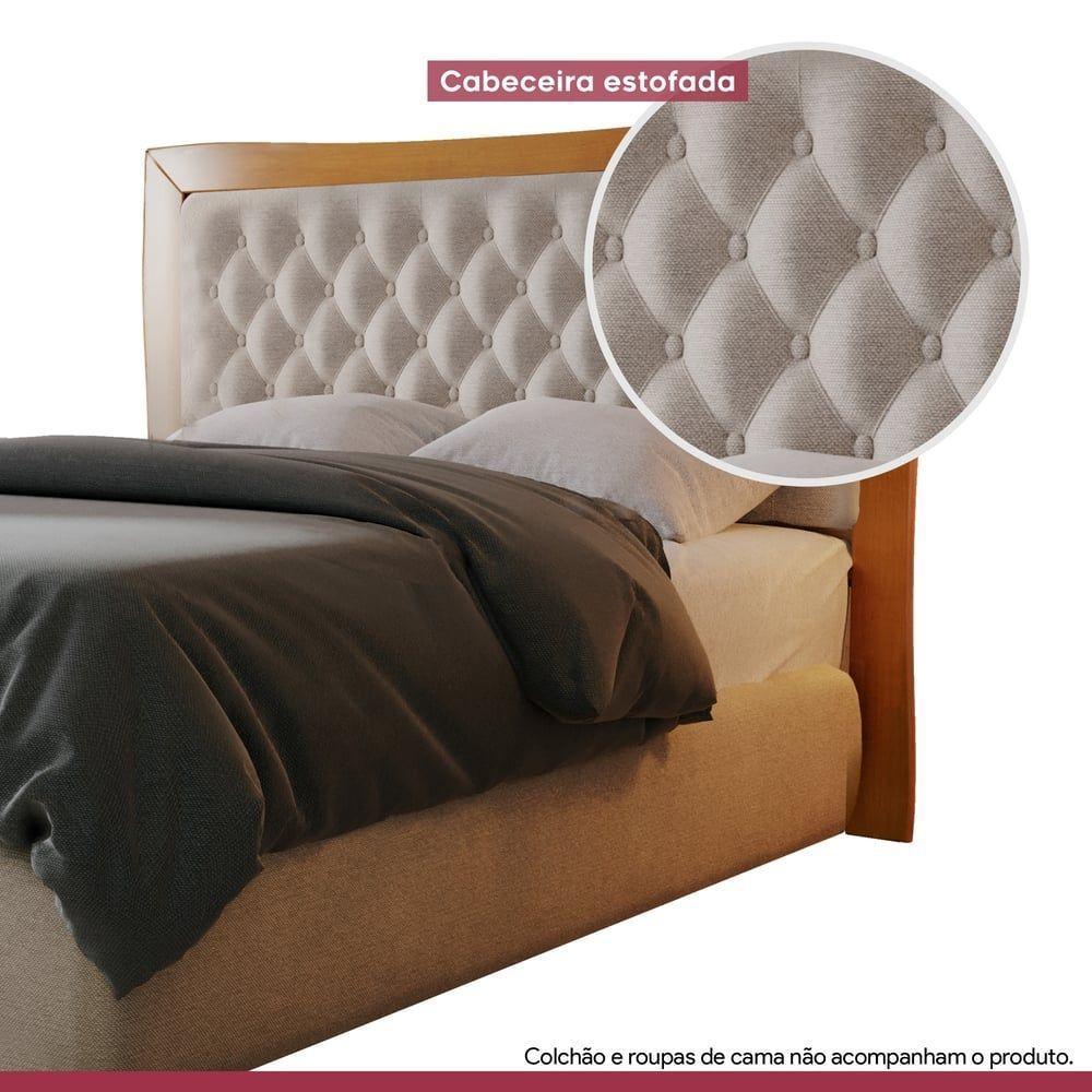 Cabeceira Queen 160cm Império Amêndoa Mel Josandro Amêndoa Mel - 7
