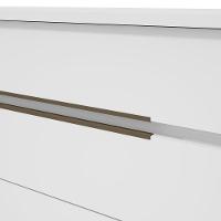 Comoda Urban 8 Gavetas - Lopas Branco.