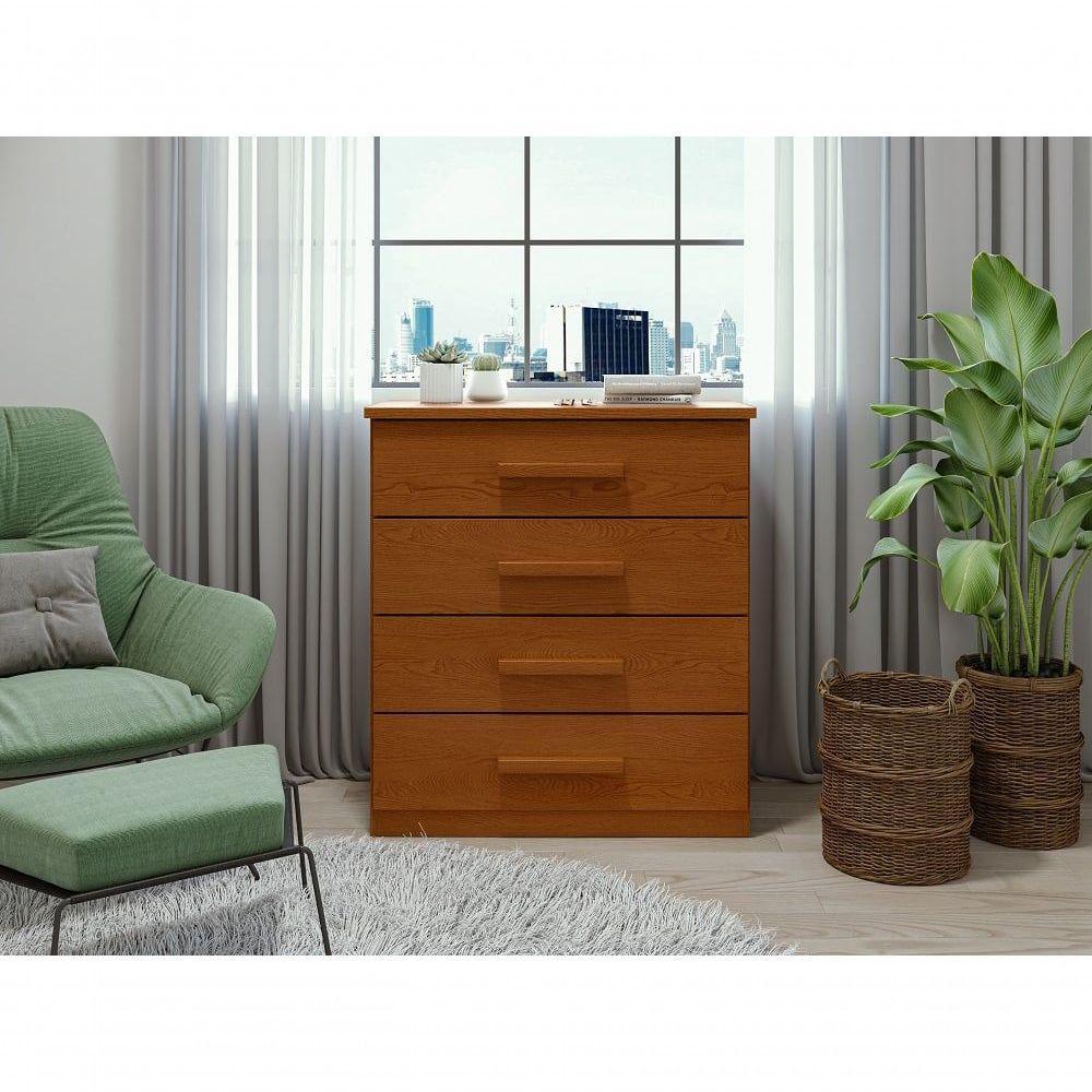 Comoda Baiao 4 Gavetas - Lopas Frassino. - 7