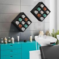 Kit 2 Nicho Decorativo Porta Toalha Com 9 Nichos Multiuso Requinte preto - 2