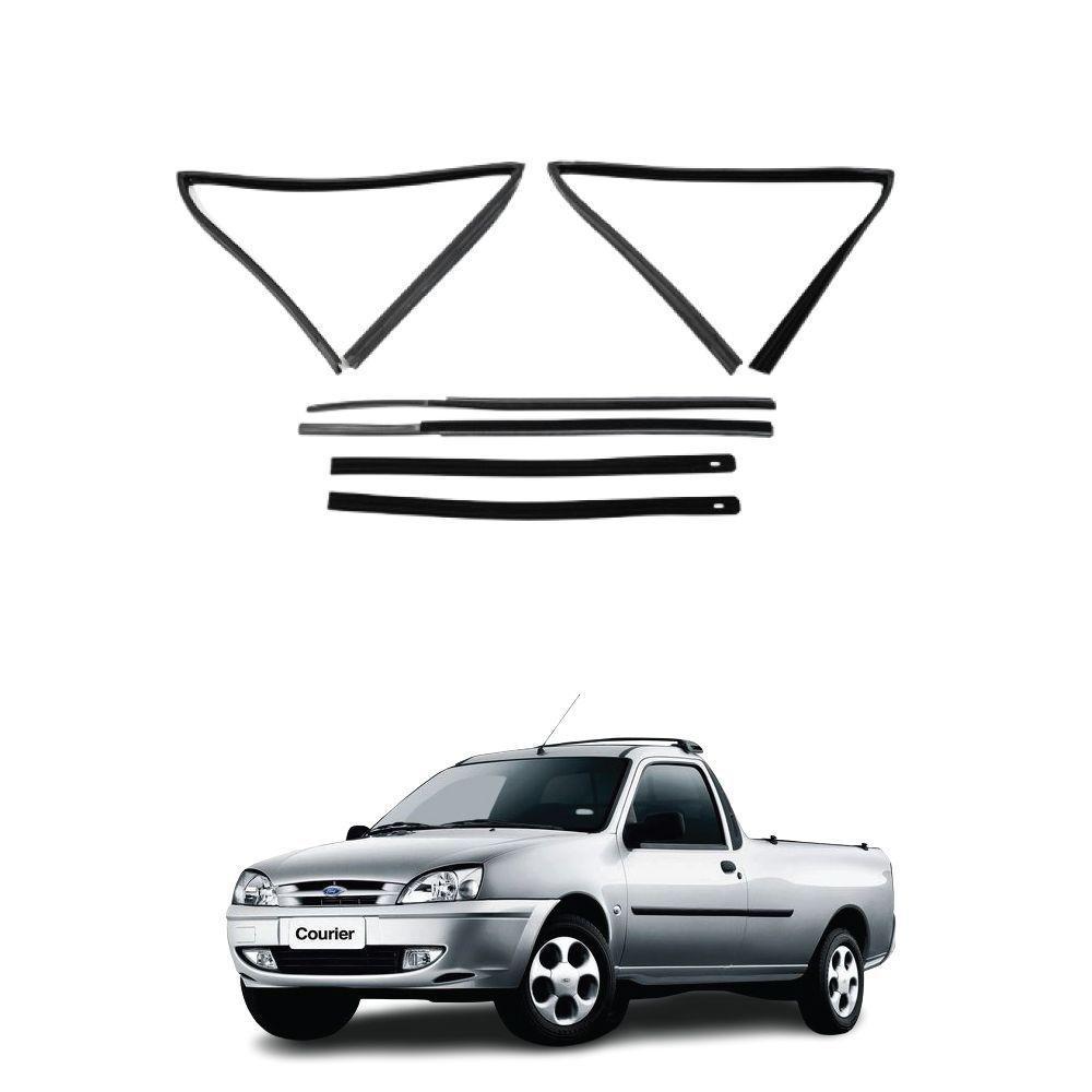 Kit Canaleta Com Pestana Para 2 Portas Courier 1997 A 2013 - 1