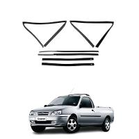 Kit Canaleta Com Pestana Para 2 Portas Courier 1997 A 2013 - 1